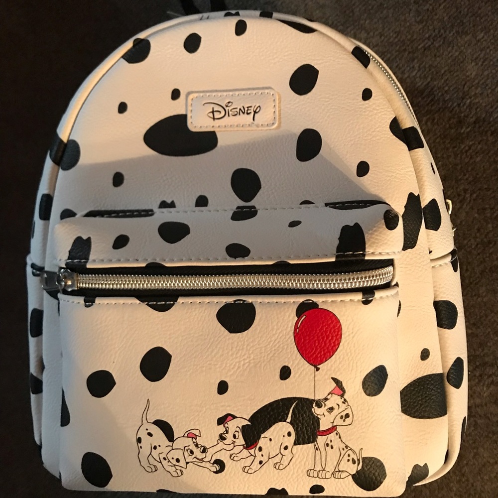 Black and white loungefly 101 Dalmatians Disney backpack brand new